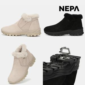 네파 여성 발편한 숏부츠 발수 아이젠 빙판길 등산 털부츠 7L87694