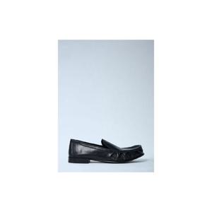 25 FW 미우미우 여성 가죽 로퍼 miu0263022blk