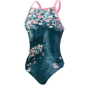 아레나 2025 여자 원피스 수영복 U113224 반팔수영복