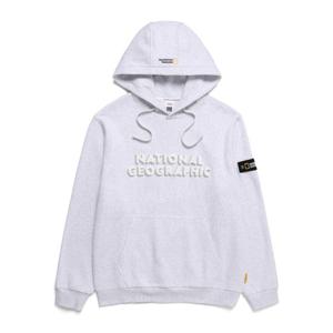 N243UHD910 루코스 빅로고 후디 IVORY