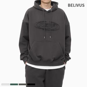 [빌리버스]빌리버스 남성 후드티 로고 패치 후드 티셔츠 BWY005