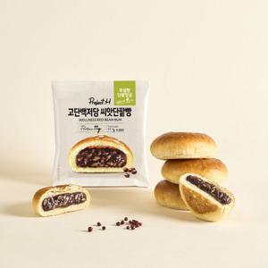 [에스피씨 삼립]프로젝트H 고단백저당 씨앗단팥빵(냉동) 5입