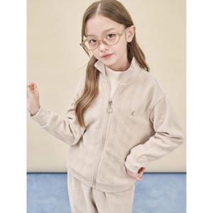 [시즌30%OFF][빈폴키즈] 클래식 니트 조직 집업 겨울 상하 세트  베이지(BI5X41U09A)