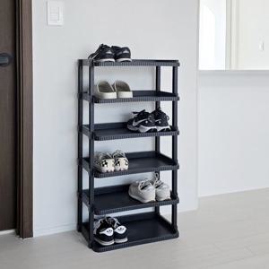 인도어홈 와이드 신발장 6단 12켤레 / 신발정리대