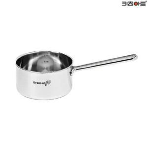 [BJ] 키친아트 아이사랑 인덕션냄비 통3중 304스텐 편수 이유식냄비 14cm