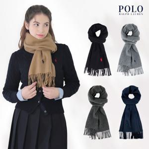 [백화점판] 폴로 랄프로렌 포니자수 리사이클 울 머플러 (3color)