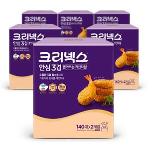 크리넥스 키친타올 뽑아쓰는 안심 3겹 140매 2입 x6팩