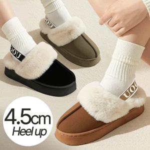 따뜻한 전체 털 안감 여성 겨울 통굽 어그 슬리퍼 샌들 퍼 키높이 샌달 신발 방한화 실내화 APT JW005