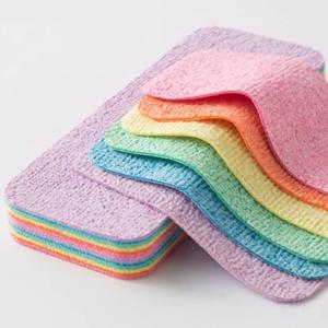 12겹 뜯어쓰는 수세미 레인보우 스펀지 주방 설거지 청소 다용도 행주
