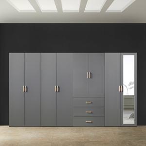 (착불) 이엔 (800옷장+이불장+3서랍장+거울옷장) 3200 장롱세트 시스템장 드레스룸 장농