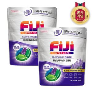 피지 디나자임 딥클린 라벤더 실내건조 캡슐세제 4챔버 리필 26입 x 2개