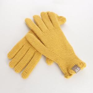 [샵앤] 프릴 스마트폰 터치 울 장갑 패션 방한 장갑 D-ON-WGL-0515-옐로우