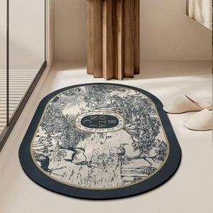 현관 욕실 주방 부엌 인테리어 규조토 발매트 네이비