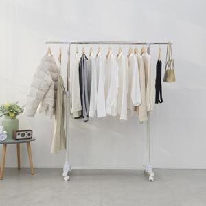 국내생산 아이언 이동식행거  1단 매장용