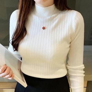 [오노마] ONM 여성 이너티 골지 정장 반목 목폴라 티셔츠