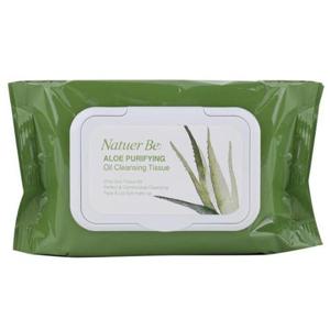 [XB8KHJLK]식물성 오일 메이크업 제거 알로에 클렌징티슈