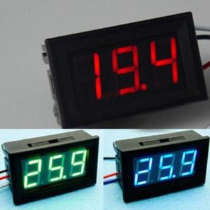 매립형 LED 디지털 전압계 볼트메타 색상랜덤 (WBBB102)