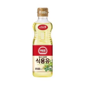 사조해표 식용유 대두유 900ml 4개