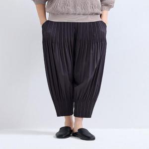 [플리츠미][플리츠미] 울 피치 리플 플로우 배기 팬츠_EPPTF325008