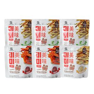 [장동민pick] 바삭한 고단백 저칼로리 미미먹태6봉(청양마요3봉+불닭2봉+오리지널1봉)