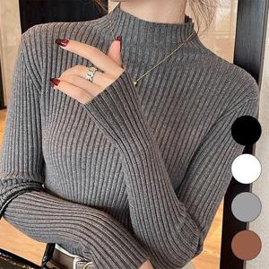 골지 여자 반폴라 목폴라 여성 니트티 터틀넥 히트텍 WFKNX2O