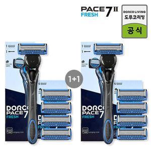 [1+1] 도루코 프레시 스타터킷 면도세트 (면도기+면도날 총5입)