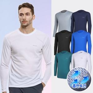 이지바이 쾌속건조 남성 기능성 라운드 티셔츠(X62T6M)