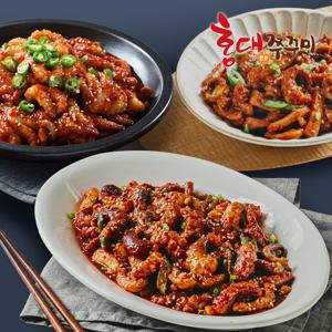 [오늘출발] 홍대쭈꾸미 시리즈 BEST 모음 구성 (쭈꾸미+낙지+갑오징어 총 12팩)