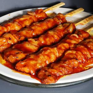 [1+1 갓치킨] 캠핑용 참숯구이 닭꼬치 (매콤) 5꼬치 2팩