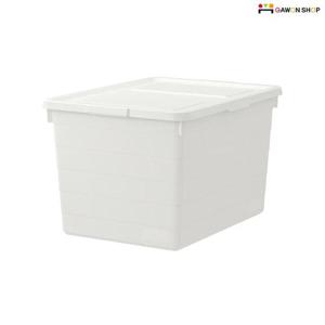 이케아 SOCKERBIT 플라스틱 수납함과 뚜껑 (38x51x30cm)/수납박스