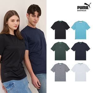 [텐텐][푸마] 25SS 남여공용 듀얼메쉬 멜란지 기능성 티셔츠 6종 패키지