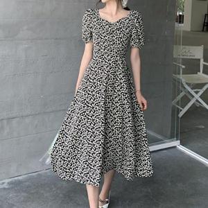 원피스 OPS 여성 가슴셔링 휴양지 바캉스 반팔 롱 여름