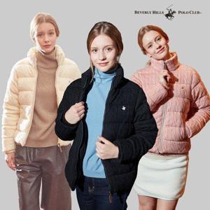 [비버리힐즈폴로클럽][비버리힐즈폴로클럽]여성 케이블 니트 패딩 자켓 1종_638412