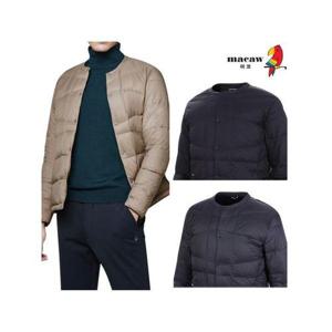 [마코](남성)라운드노카라경량 구스다운 점퍼_MMM4DJ91