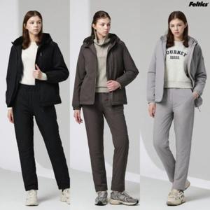 [펠틱스]펠틱스 여성 패딩 보아퍼 기모 셋업 2종