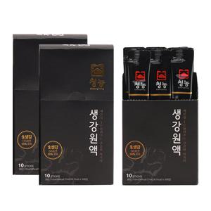 [청농] 생강의 맛과 영양은 그대로 매운맛을 없앤 생강원액 생강청 스틱 30포