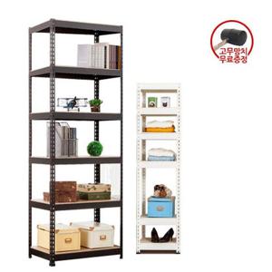 [폴던스랙] 1200 500 높이 2000 6단 코팅상판 조립식 철재 앵글선반