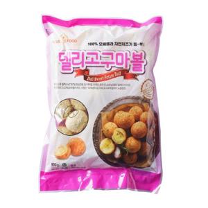 [하우스원푸드] 델리 고구마 치즈볼 냉동 생지 (900g x 2봉)