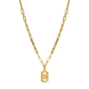 [한국금다이아몬드] 여자 순금 목걸이 클립 사슬 H 24K 11.25g 18K장식