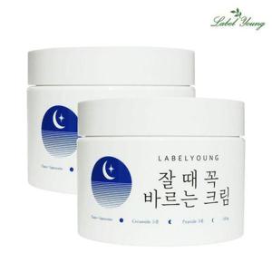 [라벨영]쇼킹 잘 때 꼭 바르는 크림 100g X 2개 / 영양+보습+탄력 3in1