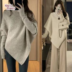 [쉬즈프리티] 안톤언발케이프니트_여성겨울니트