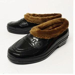 여자겨울신발 남 여 공용 어르신 사찰 털 고무신