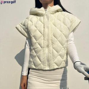 여성경량패딩조끼 구름패딩조끼 반팔 웰론 퀼팅베스트 라운딩룩