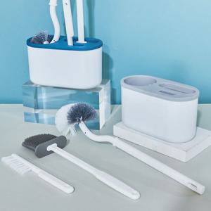 실리콘 변기솔 그레이 화장실 변기 청소솔 세트 욕실 청소도구 N308