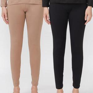 [고아라]여성내복바지 겨울 얇은 따뜻한 기모내의 9부 하의 타이즈