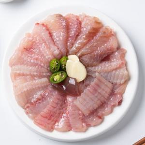 [대한민국농수산] 국내산 흑산도 홍어회 500g (삭힘 선택 가능)+홍어애, 홍어탕거리 무료증정