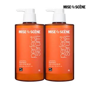 미쟝센 퍼펙트 오리지널 세럼 샴푸 900ml 2입