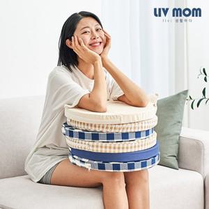 리브맘 메모리폼 원형 방석 4colors