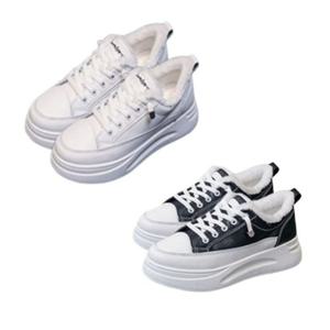 방한화 털신발 겨울슈즈 여성 남성 부드러운 스니커즈 발전체 따뜻하고 운동화