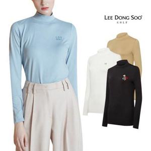 [럭스골프]럭스골프 이동수골프 여성 하프넥 약기모 골프 이너웨어셔츠 LD20TSFWTS